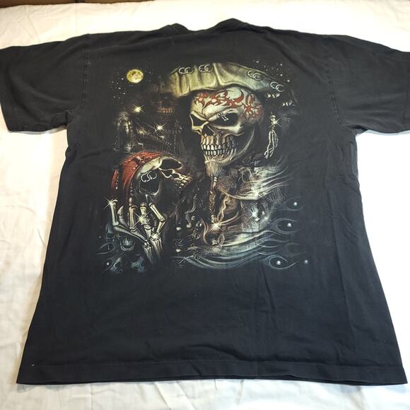 Jays Rock Graphic Crew Neck Short Sleeve Shirt Mens Size Extra Large XL Black - Picture 11 of 11